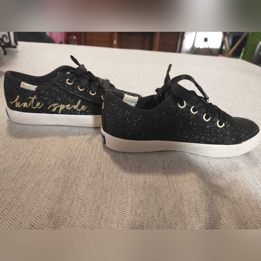 Kate Spade for Keds glitter sneaker toddler girls size 8.5
